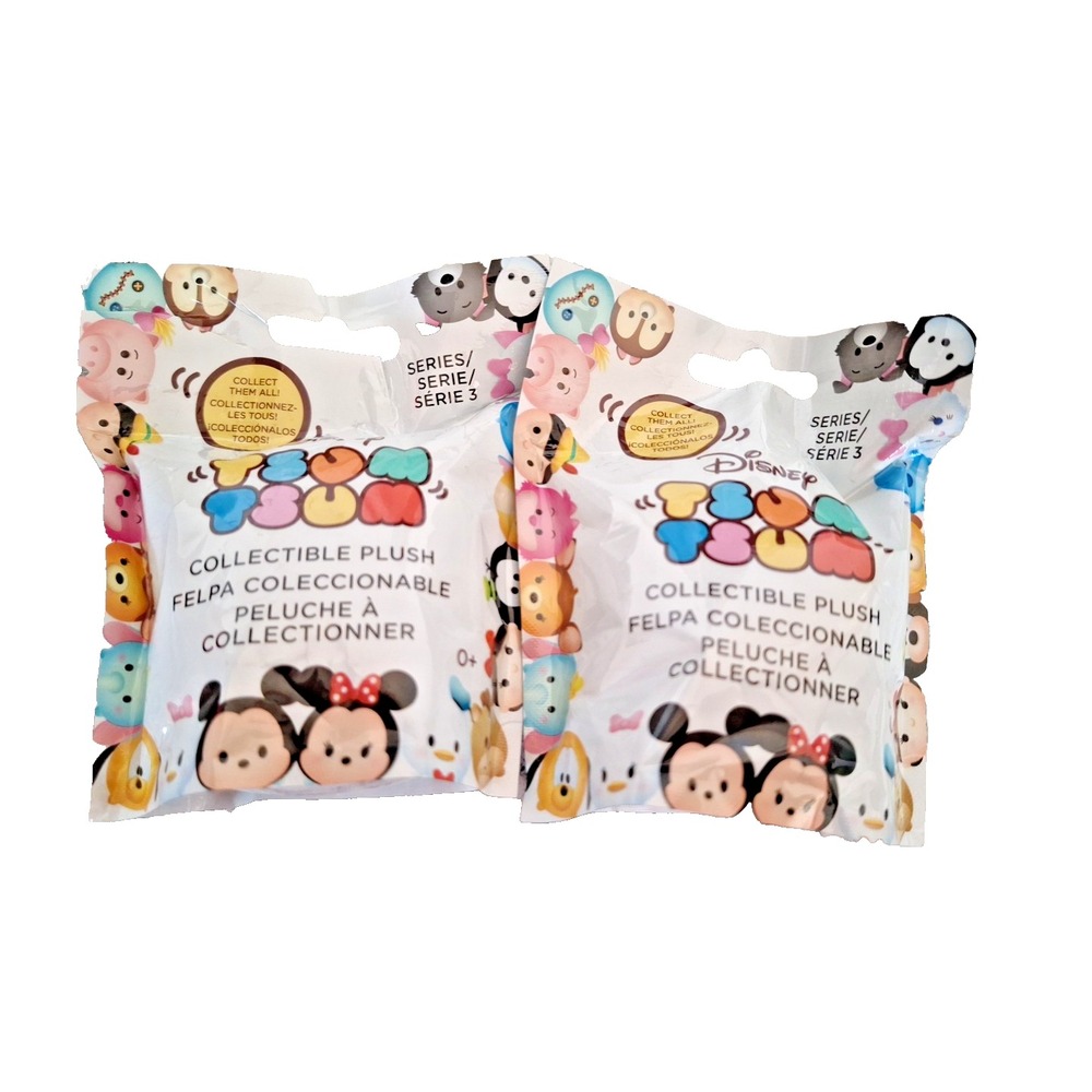 Disney‎ Tsum Tsum Series 3 Mystery Collectible Plush Blind Bag NEW SEALED  (2)